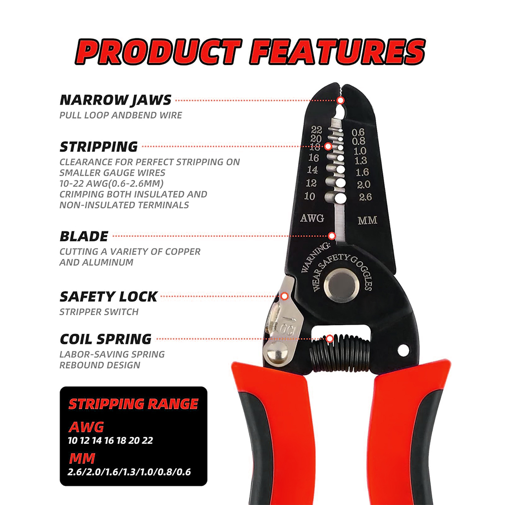 Wire Cutter, Wire Stripper Cri - огляд і ціна Automatic Wire Stripper Cutter